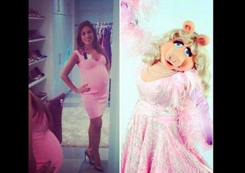 Grávida, Patrícia Abravanel se compara a uma porquinha