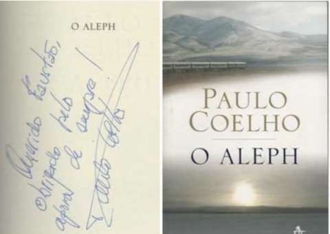 Livro com dedicatória para o apresentador Faustão, vai parar em sebo online