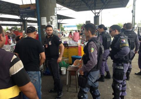 Polícia Civil participa de fiscalização ao Terminal 5