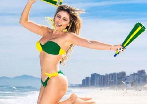 Musa do Coritiba Larissa Gomes faz tratamento estético para Copa