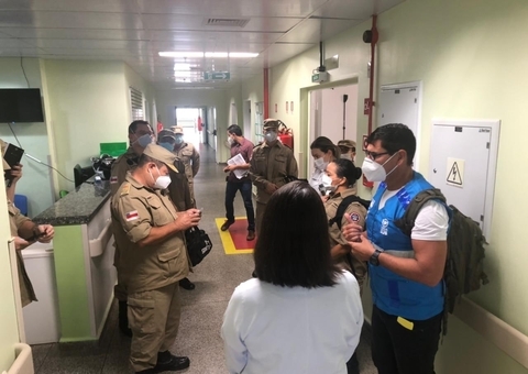 Bombeiros reforçam atendimento no Hospital Universitário Getúlio Vargas