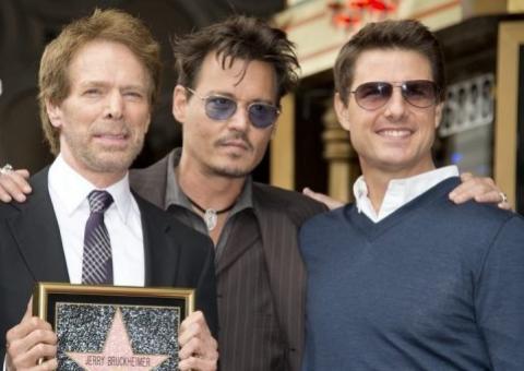 Johnny Depp e Tom Cruise se reunem em Hollywood