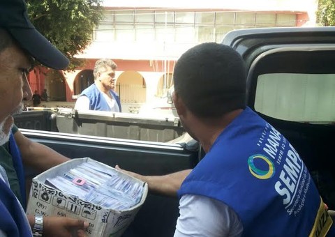 Prefeitura apreende  CDs e DVDs piratas