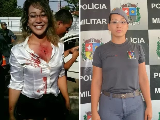 PM gata chama atenção no dia de simulação e leva tiro no peito