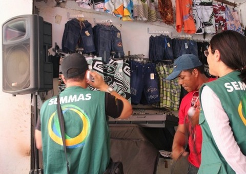 Combate à poluição sonora é iniciado em áreas comerciais 