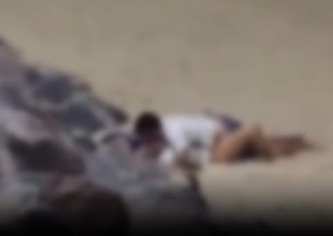 Casal é flagrado fazendo sexo na praia da Ponta Negra