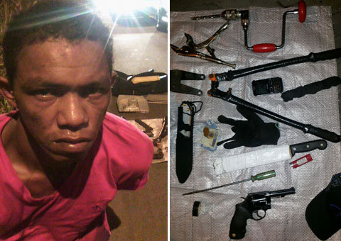 Ladrão é pego no flagra tentando arrombar cofre da Pelmex em Manaus