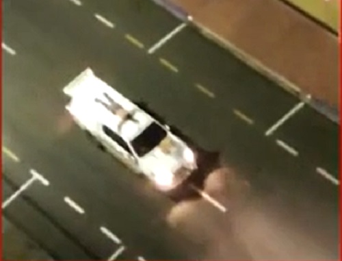Vídeo: reféns são usados como 'escudo' em carros de criminosos em Araçatuba