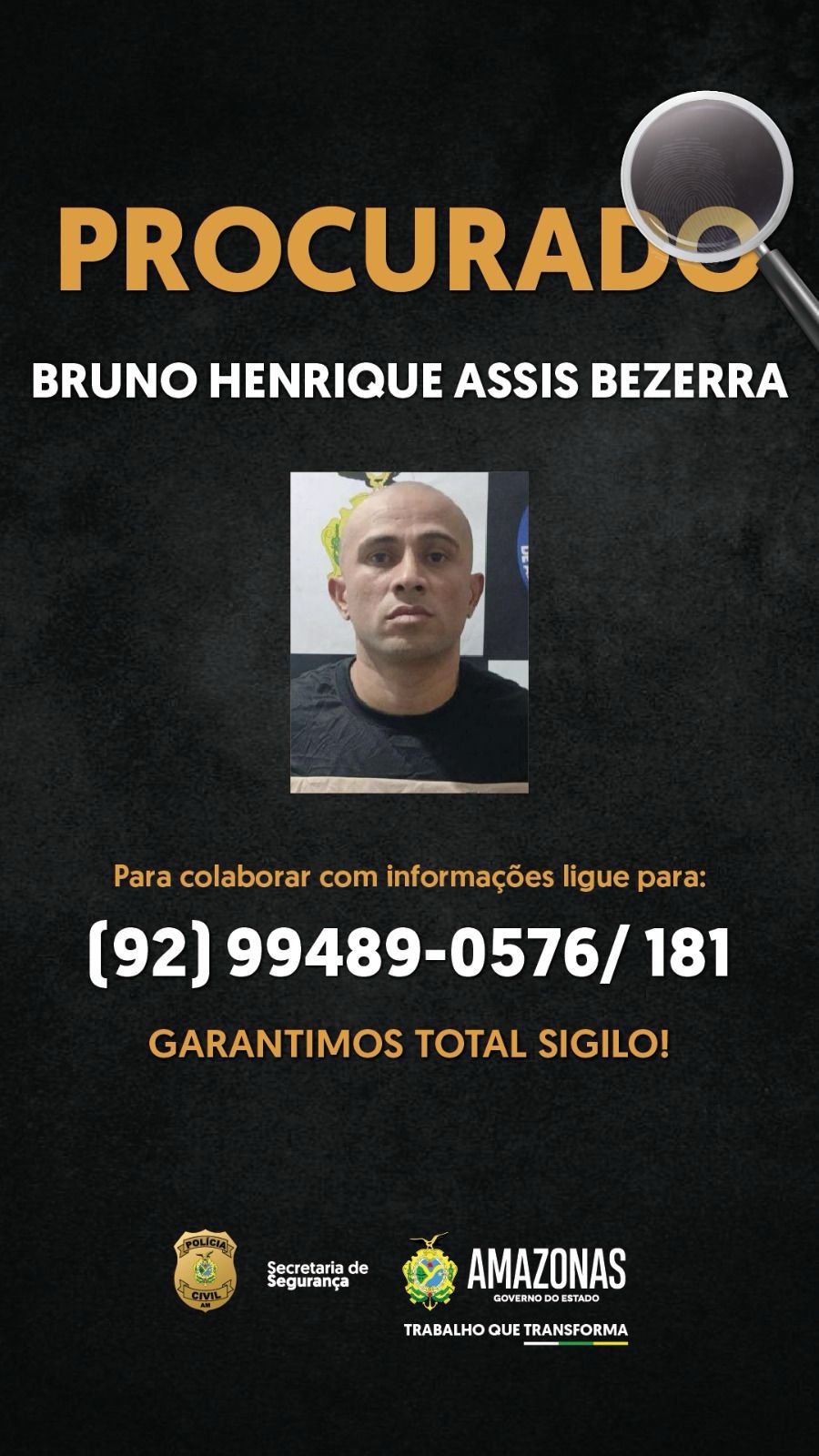 Polícia procura faccionado suspeito de participar de assalto no Novo Israel