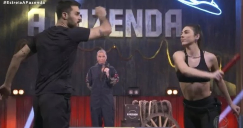 Pétala reclama de Shayan em prova de 'A Fazenda 14'