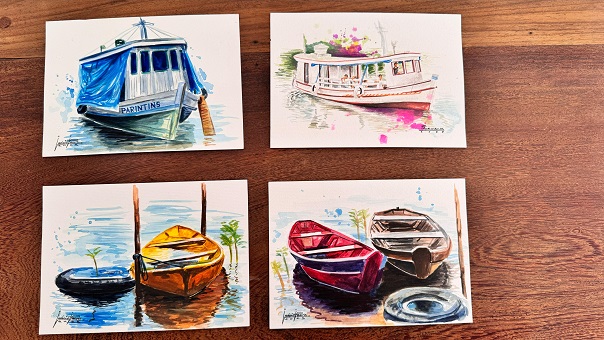 Quadros de parintinenses vão para escritório do presidente do BID, nos EUA