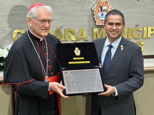 Arcebispo Dom Leonardo Steiner recebe título de 'Cidadão de Manaus'