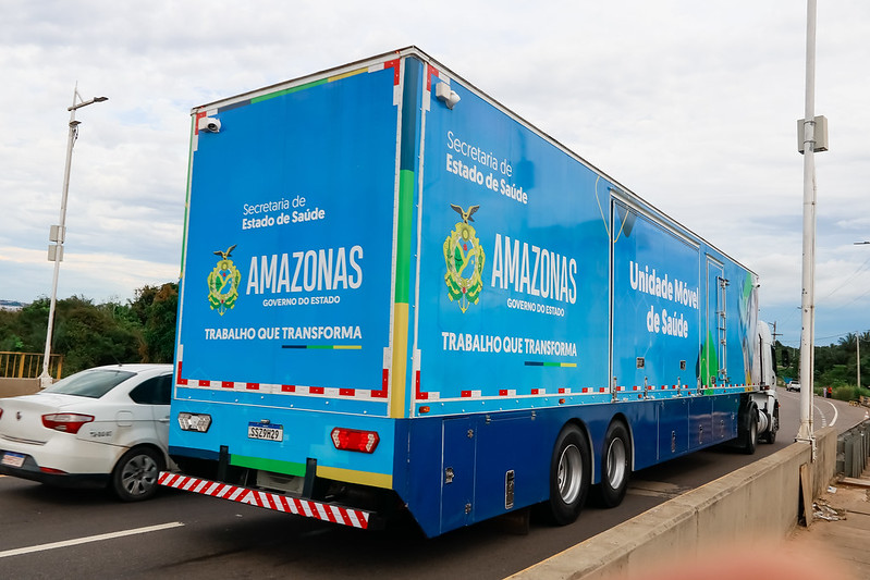 Carretas de saúde começam a atender em Presidente Figueiredo e Parintins