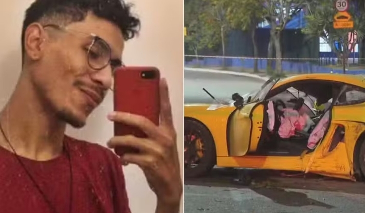Motorista de Porsche que matou motociclista é levado para prisão em SP