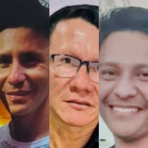 Polícia divulga imagens de três homens que desapareceram em Manaus