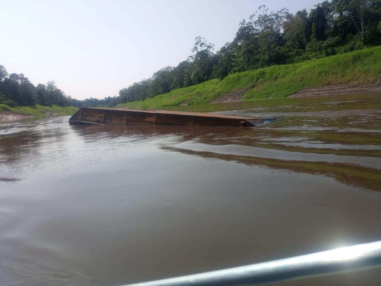 Garimpeiros morrem após draga e barco naufragarem no interior do Amazonas