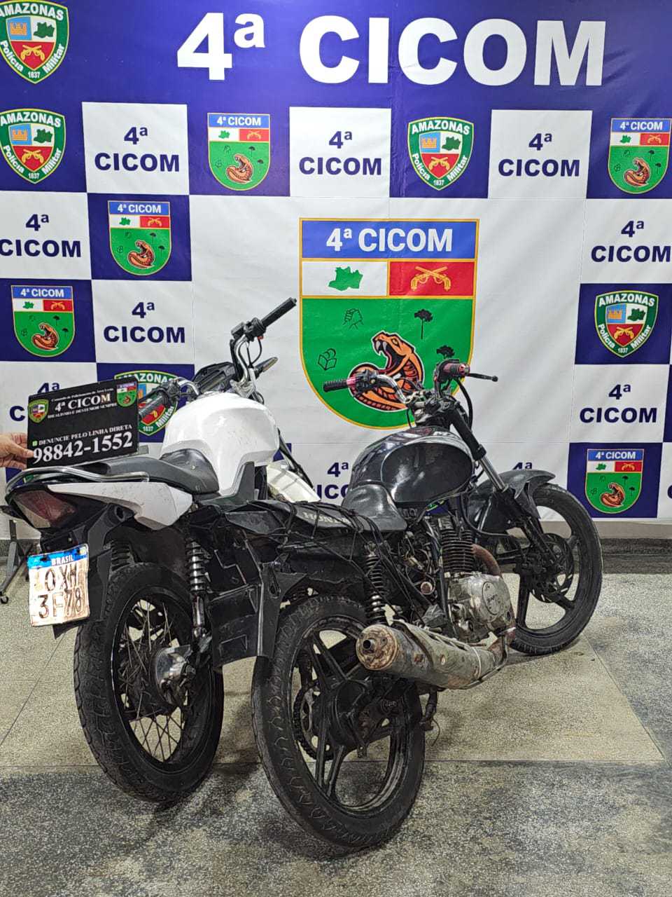 Polícia recupera cinco motos com restrições de furto em Manaus