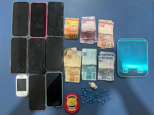 Casal é preso com crack e celulares penhorados em Santa Isabel do Rio Negro