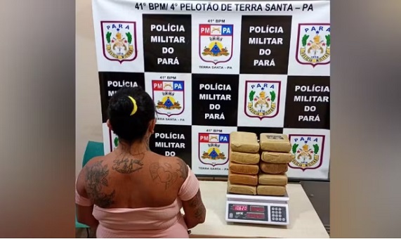 Amazonense é presa ao desembarcar no Pará com mais de 10 kg de drogas 