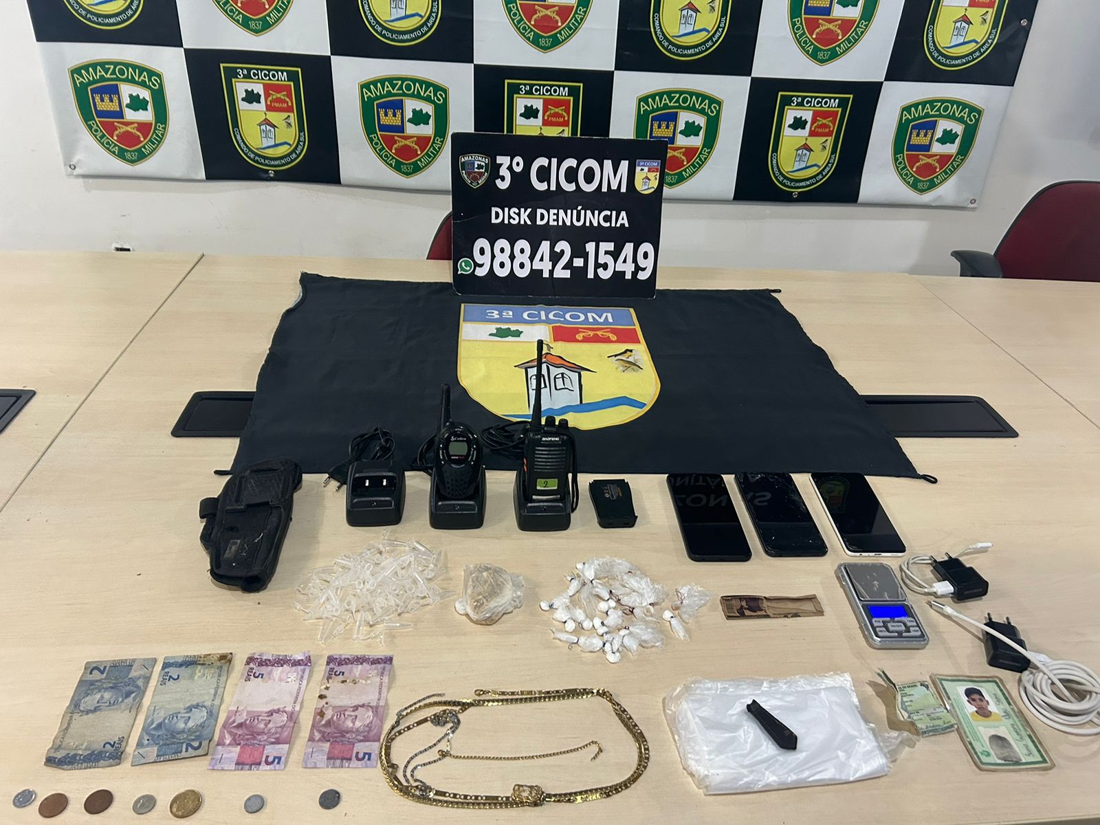 Polícia prende 40 pessoas durante fim de semana no Amazonas