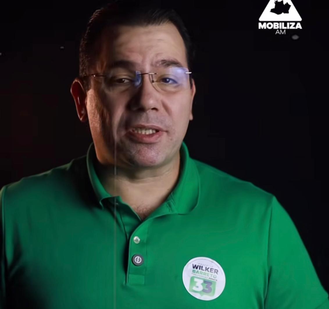 Candidato a prefeito Wilker Barreto agradece eleitores em Manaus