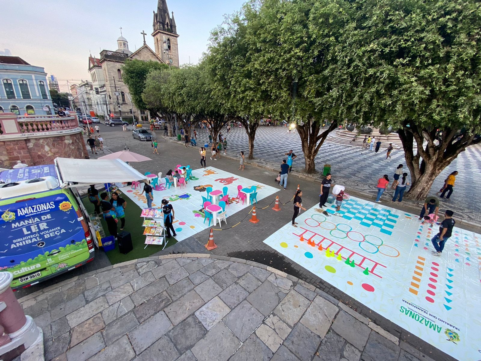 Semana das Crianças tem circuito infantil e visitas à Biblioteca em Manaus
