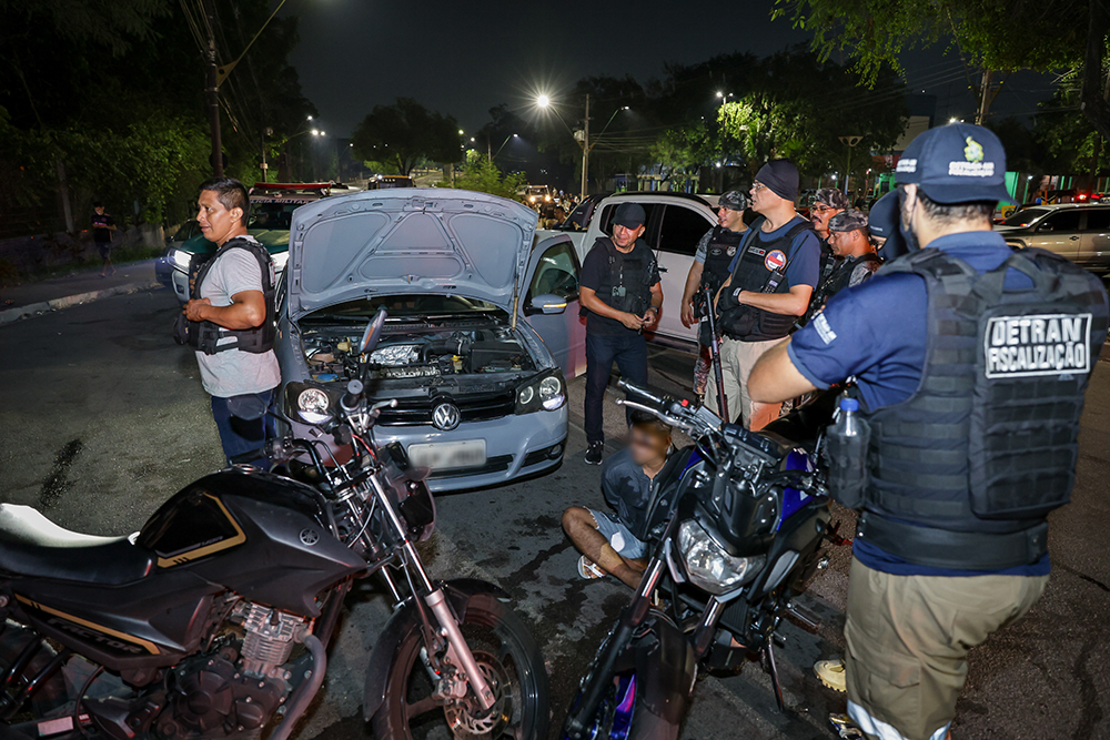 Mais de 130 motos são apreendidas durante rolezinhos em Manaus