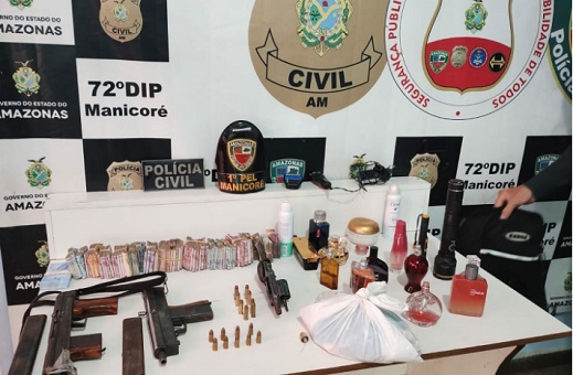 Suspeitos roubam R$ 15 mil e fazem empresário e família reféns em Manicoré