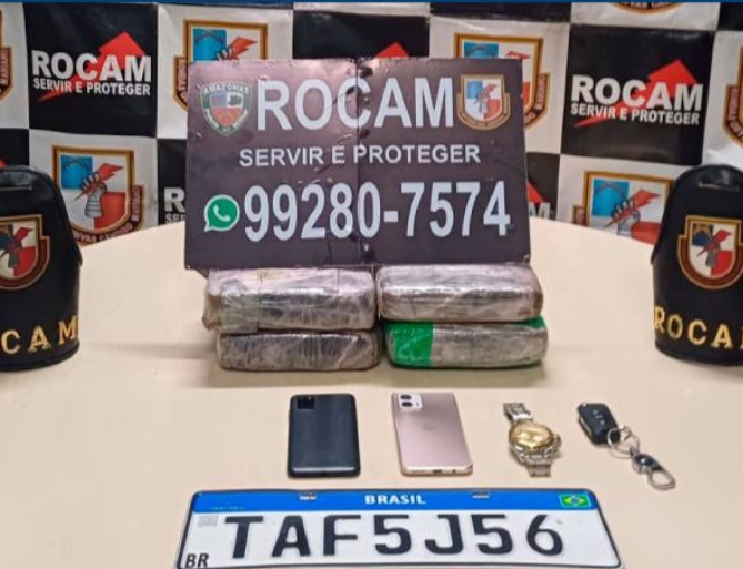 Motorista de aplicativo é preso com 4 tabletes de drogas no Parque 10