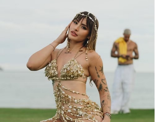 Filipe Ret bloqueia fãs que criticaram look de Agatha Sá no Réveillon