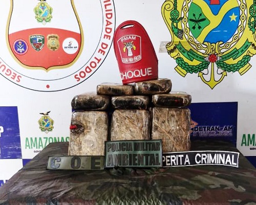 Drogas escondidas em caixa de isopor com peixes são apreendidas em Coari