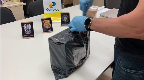 PF apreende drogas em embalagens de pasta de amendoim nos Correios