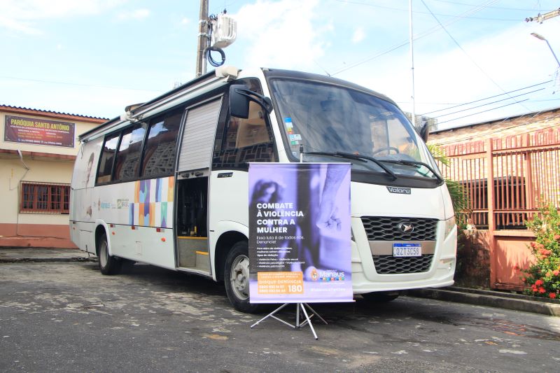 Unidade Móvel de Atendimento à Mulher oferce serviços no Santo Antônio