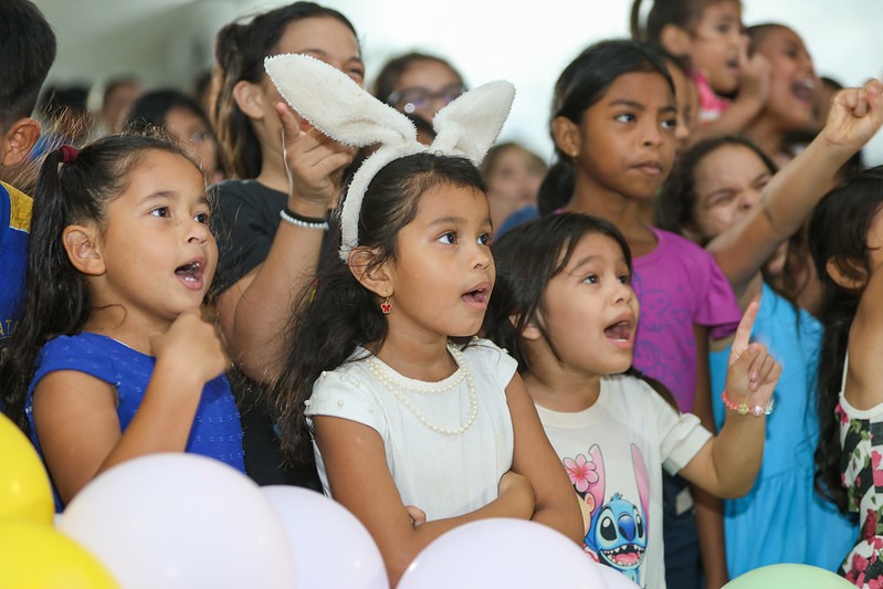 ‘Páscoa da Floresta’ reúne mais de 2 mil crianças no Parque das Tribos
