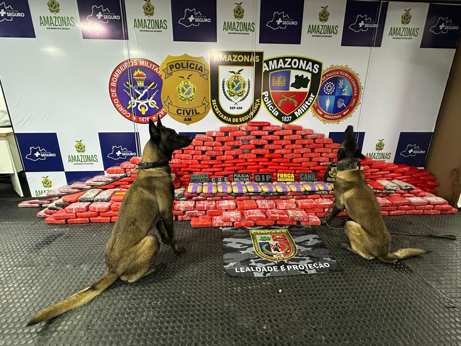 Seis criminosos são presos com mais de 500 kg de drogas em balsas em Coari