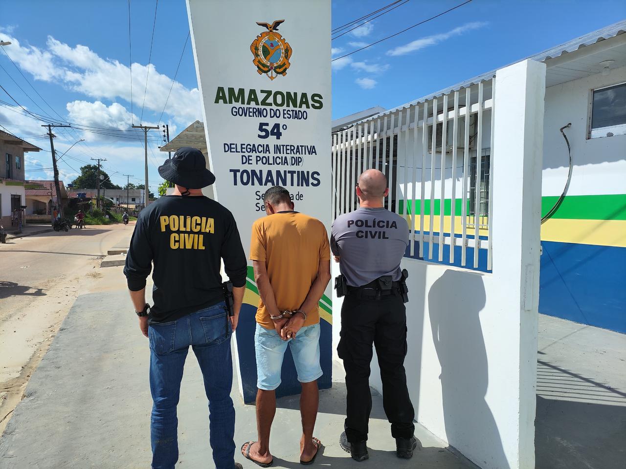 Tio é preso suspeito de estuprar sobrinho de 9 anos em Tonantins