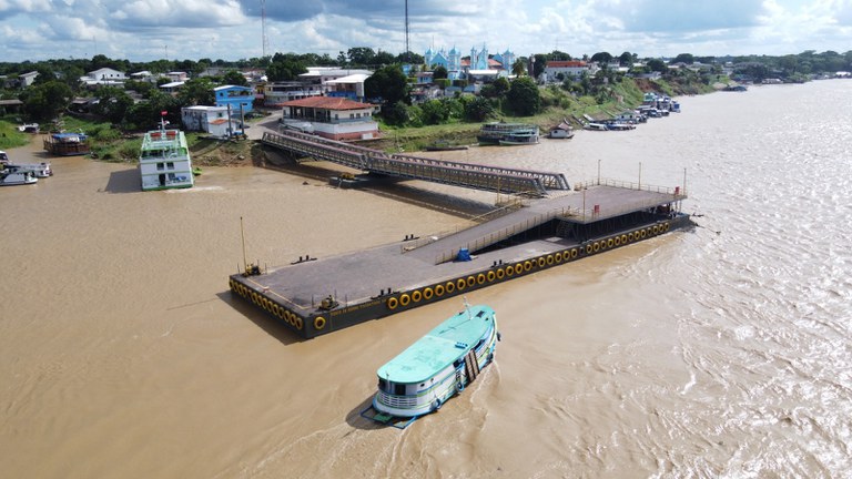 Porto provisório será instalado em Borba após colisão de balsa