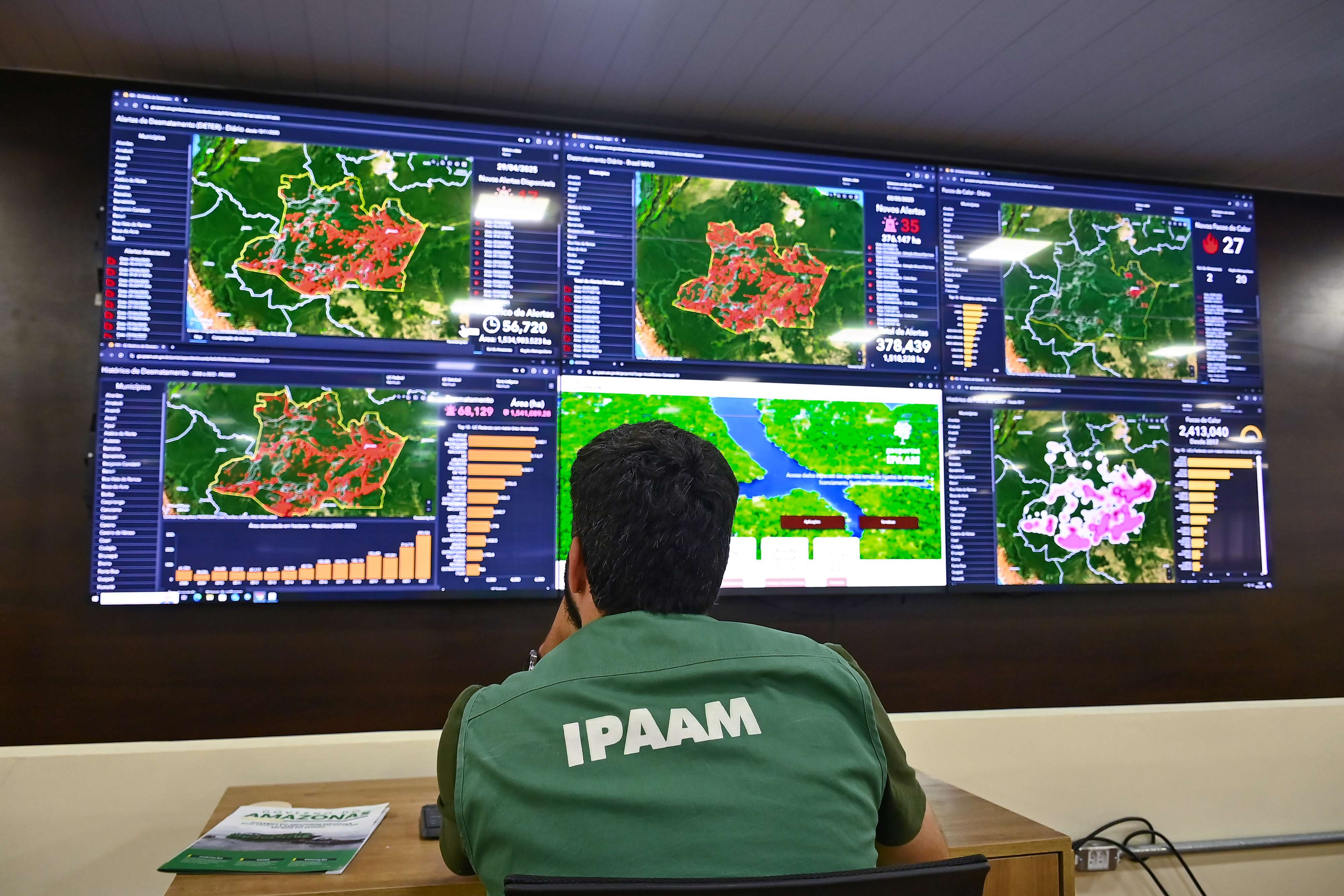 Ipaam registra queda de 52,46% no desmatamento e 64,72% nos focos de calor 