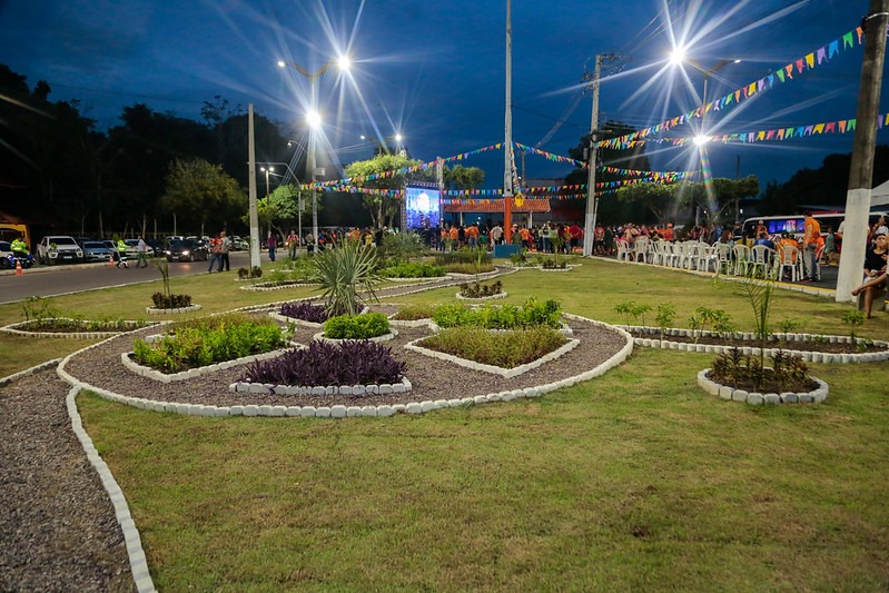 Rotatória do Musa é inaugurada com espaço para zumba e academia ao ar livre