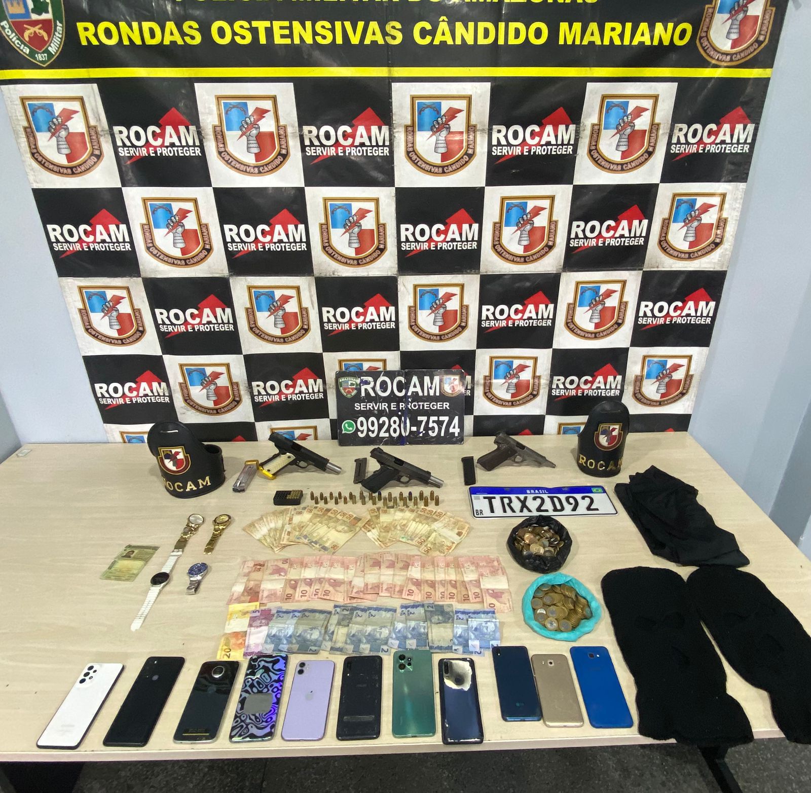 Polícia apreende três armas e carro usado em roubos no Nova Cidade