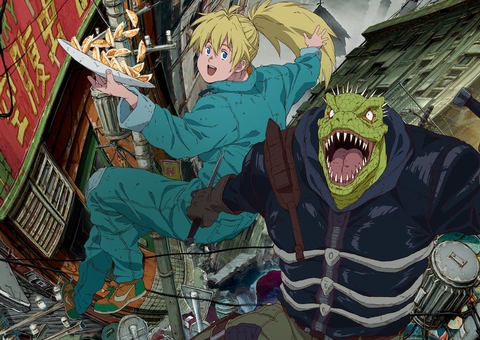 Nikaido e Caiman ensinam receita em nova cena de Dorohedoro, na Netflix