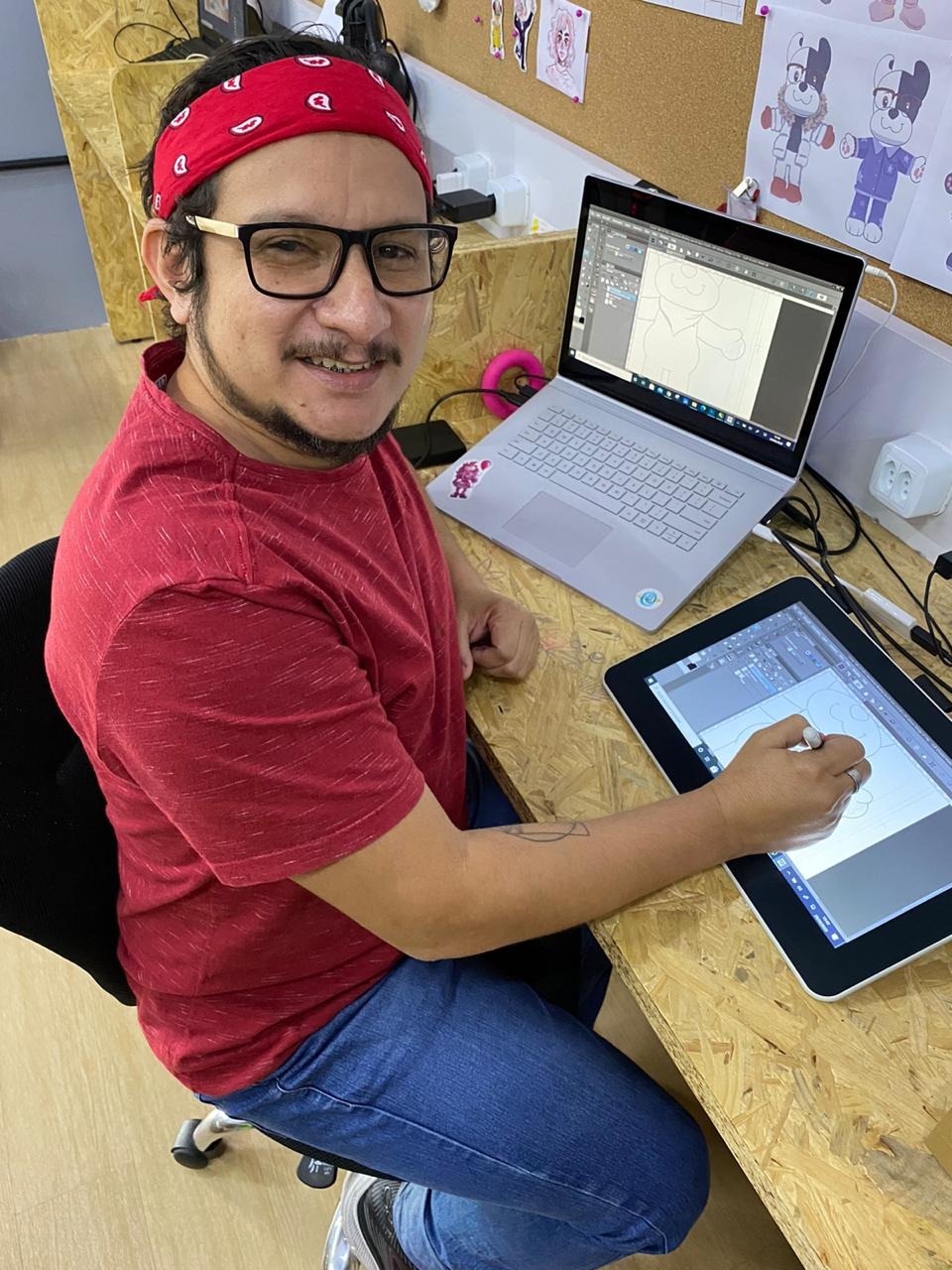 Ilustrador manauara fará desafio em homenagem à TV Brasileira