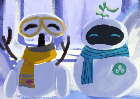 Pixar divulga ilustrações de Natal fofas com personagens clássicos; vem ver