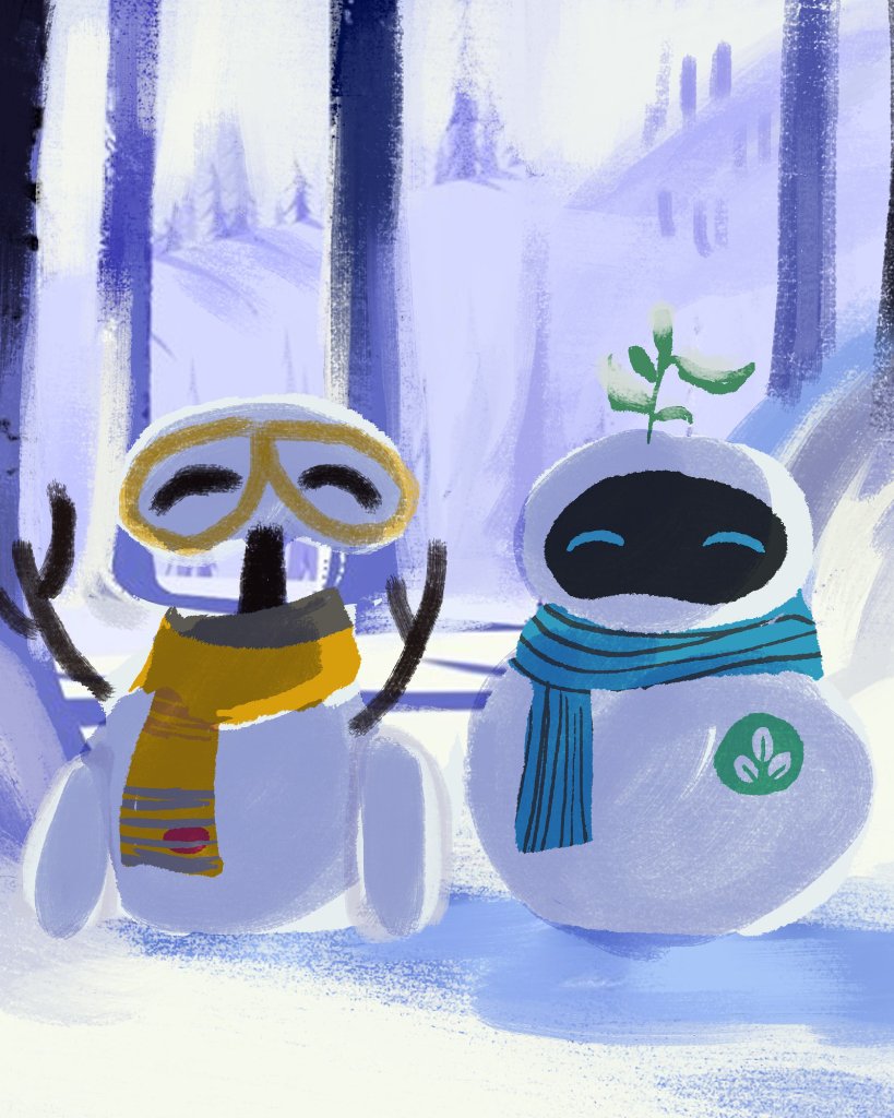 Pixar divulga ilustrações de Natal fofas com personagens clássicos; vem ver