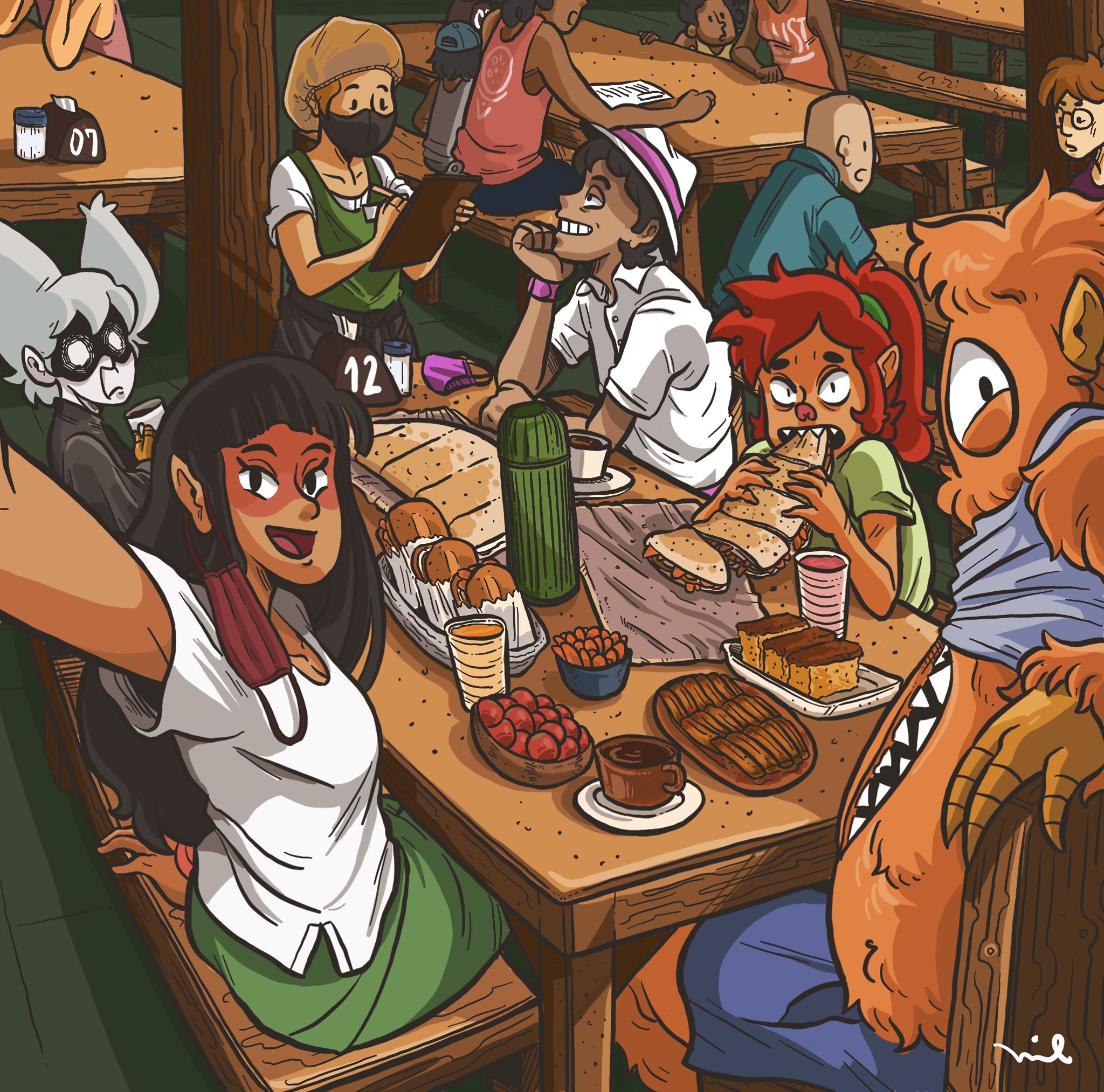 Inktober baré: artistas amazonenses criam sua própria versão de desafio