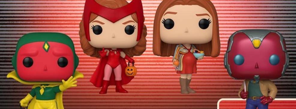 WandaVision ganha funkos fofíneos da linha Pop; confira
