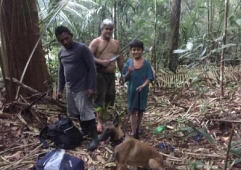 Saiba detalhes do resgate de pai e filho que estavam perdidos há 4 dias no Amazonas