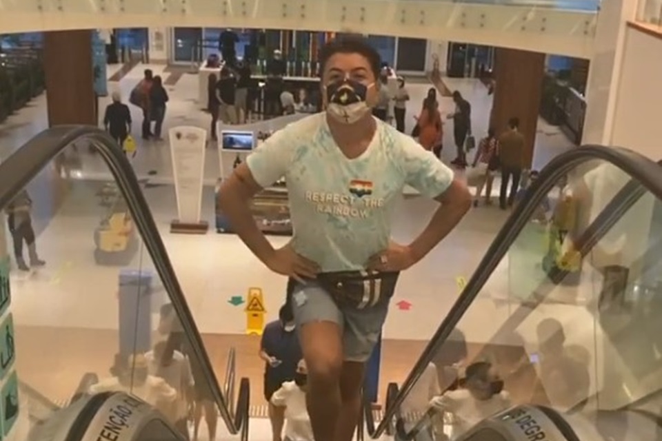 David Brazil manda recado após ser detonado por passeio em shopping 
