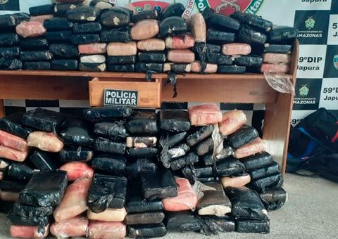 Polícia apreende 314 kg de droga em pista de aeroporto no Amazonas