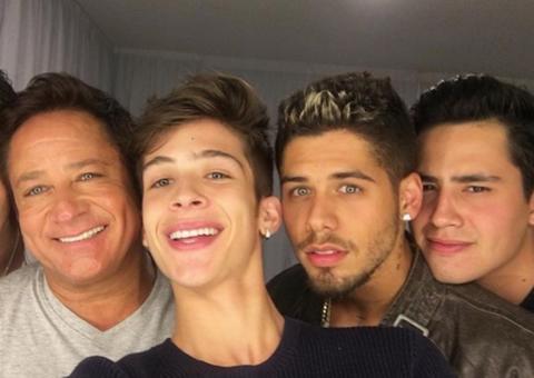 Vídeo: Filhos de Leonardo sofrem acidente grave de carro; veículo capota e cai em rio 